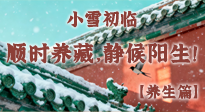 【節(jié)氣養(yǎng)生】小雪初臨：順時養(yǎng)藏，靜候陽生！